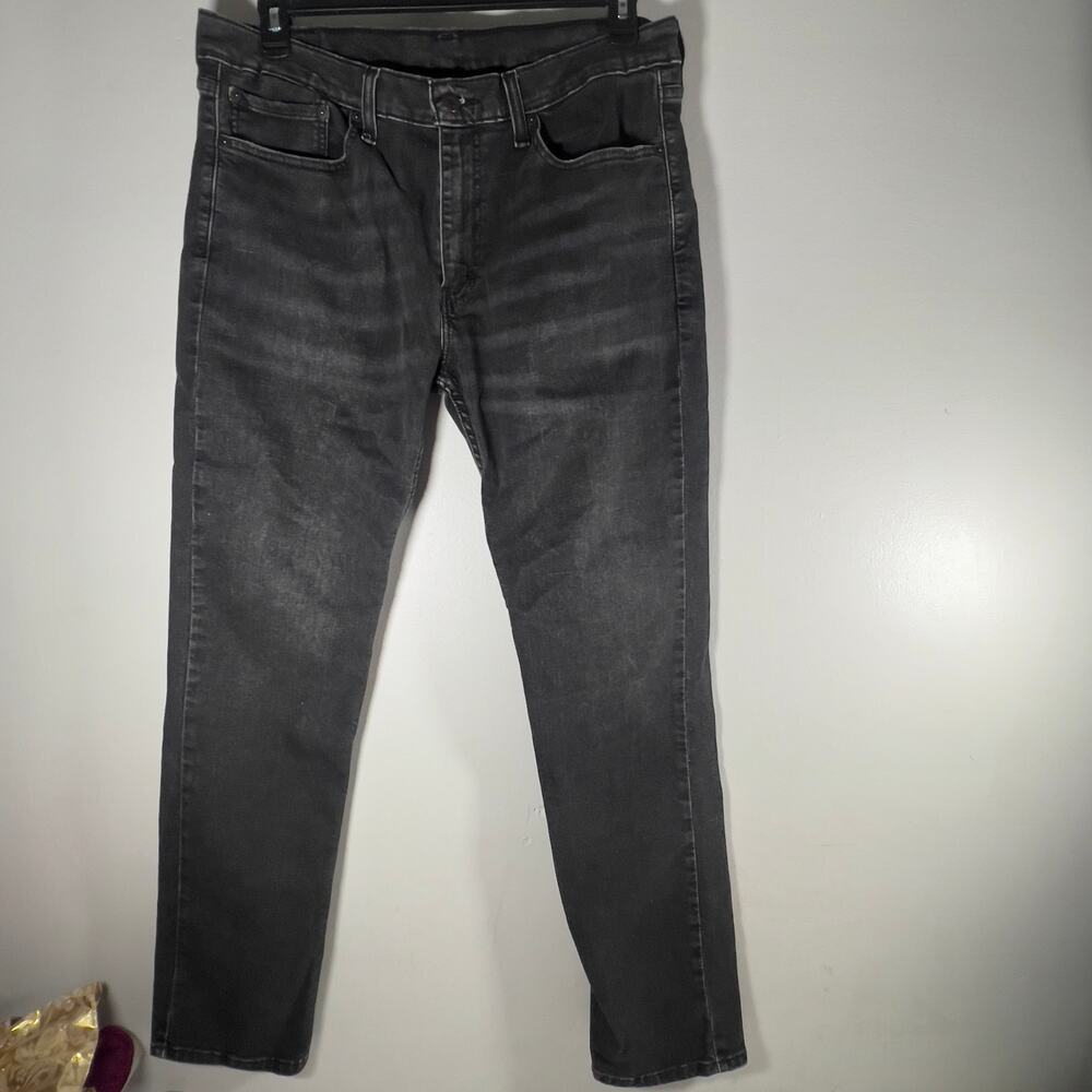 Men's Vintage Charcoal Stretch 511 Jeans Denim Straight Western Pants 36 x 32